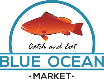Fresh seafood Blue Ocean Market