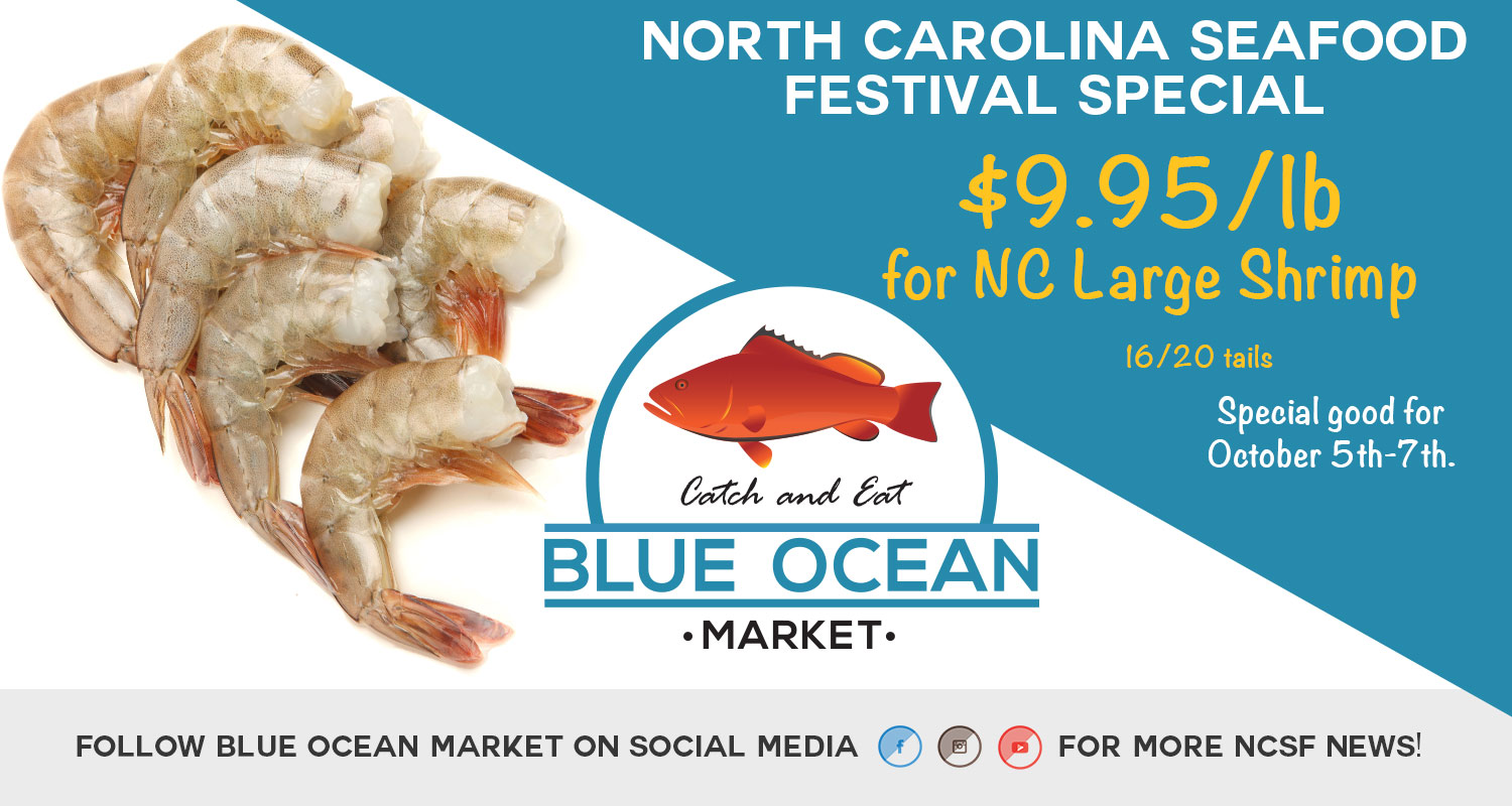 blue ocean market special at the seafood festival